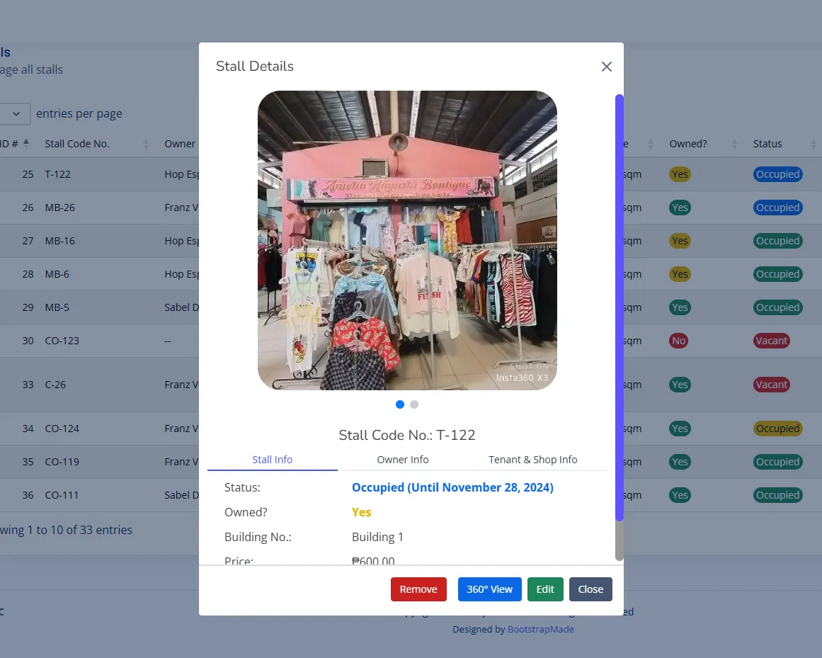 Stall Management System for Mercado De Calamba image 11