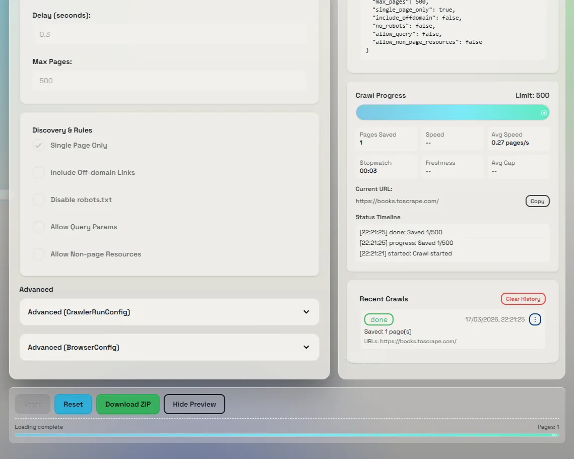 Python + Vue.js Web Crawler Tool image 3
